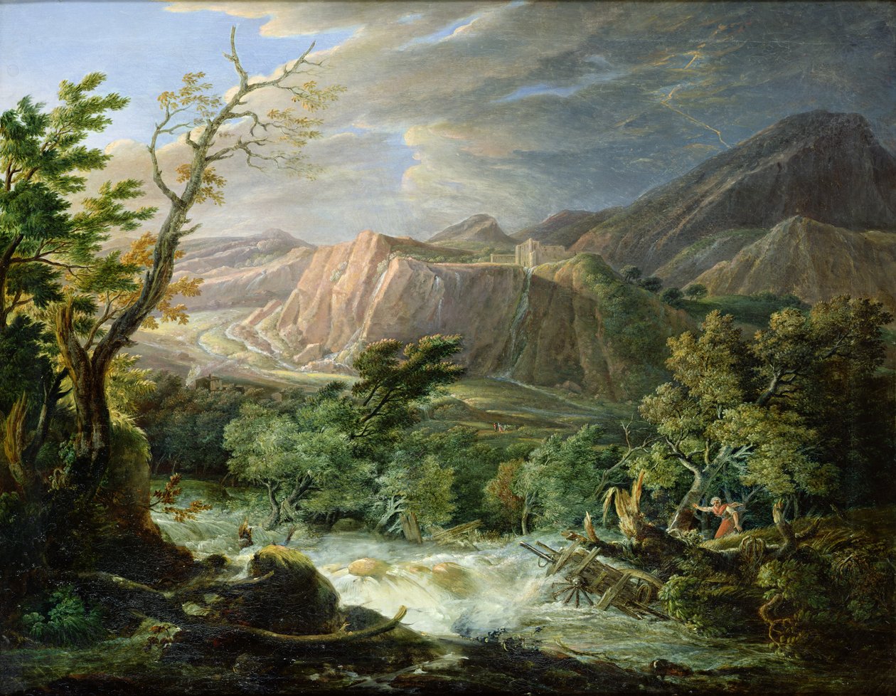 Manzara, Fırtına by Jean Antoine Constantin