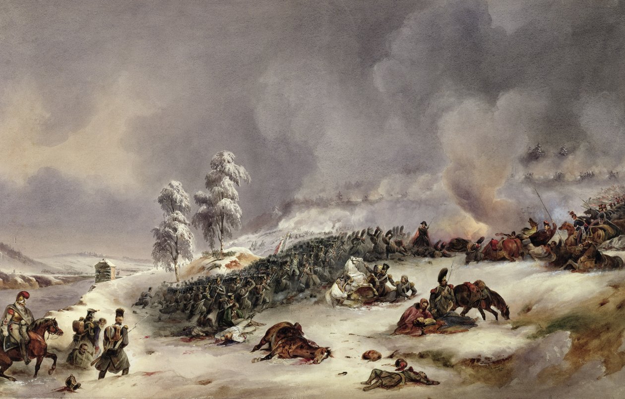 Krasnoi Savaşı, 18 Kasım 1812 by Jean Antoine Simeon Fort