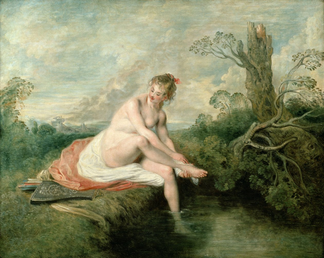 Diana Hamamı by Jean Antoine Watteau