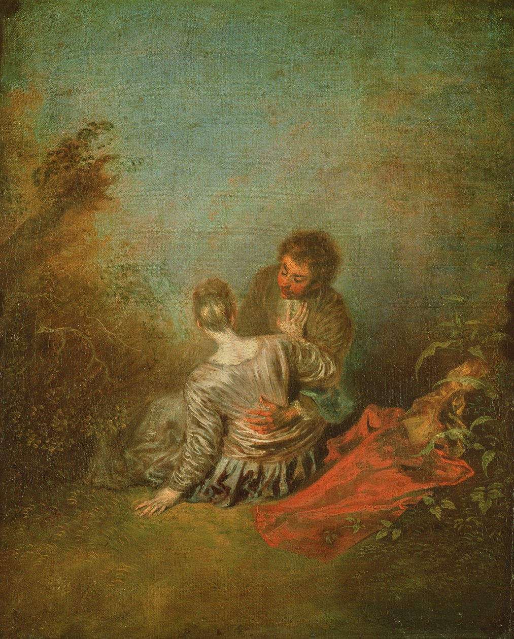 Sahte Pas, c.1717 by Jean Antoine Watteau
