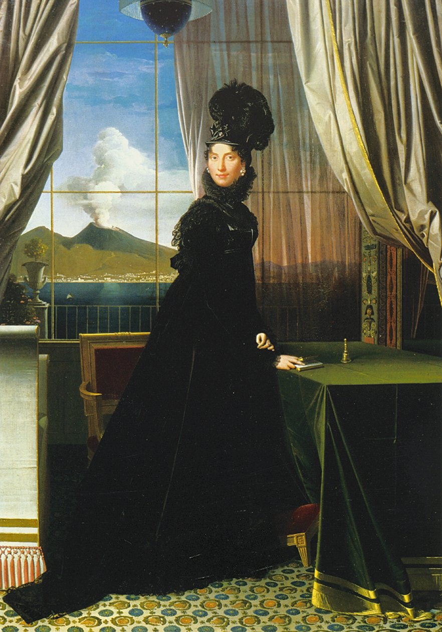Caroline Murat, Napoli Kraliçesi, 1814 by Jean Auguste Dominique Ingres