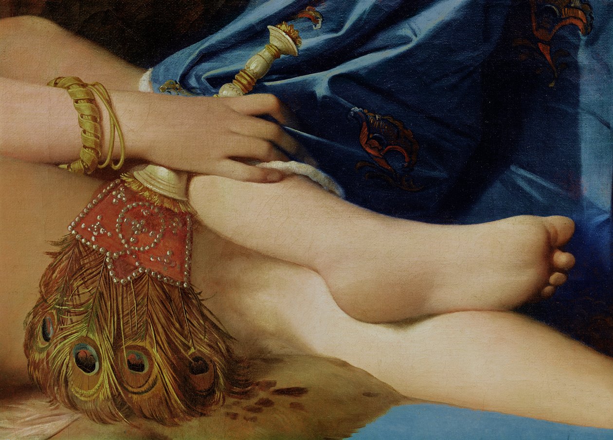 Büyük Odalık Detayı, 1814 (267671 detayı) by Jean Auguste Dominique Ingres