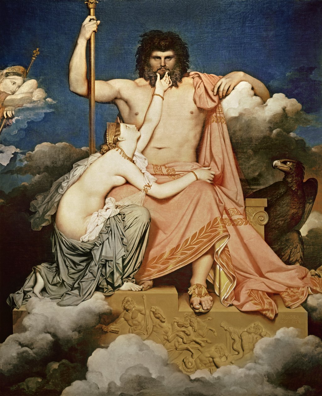 Jüpiter ve Thetis, 1811 by Jean Auguste Dominique Ingres