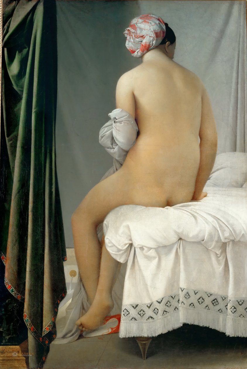 La Baigneuse Valpinçon by Jean Auguste Dominique Ingres