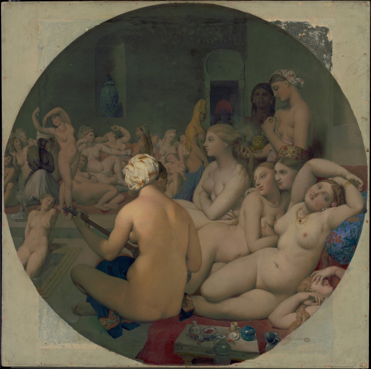 Türk banyosu by Jean Auguste Dominique Ingres