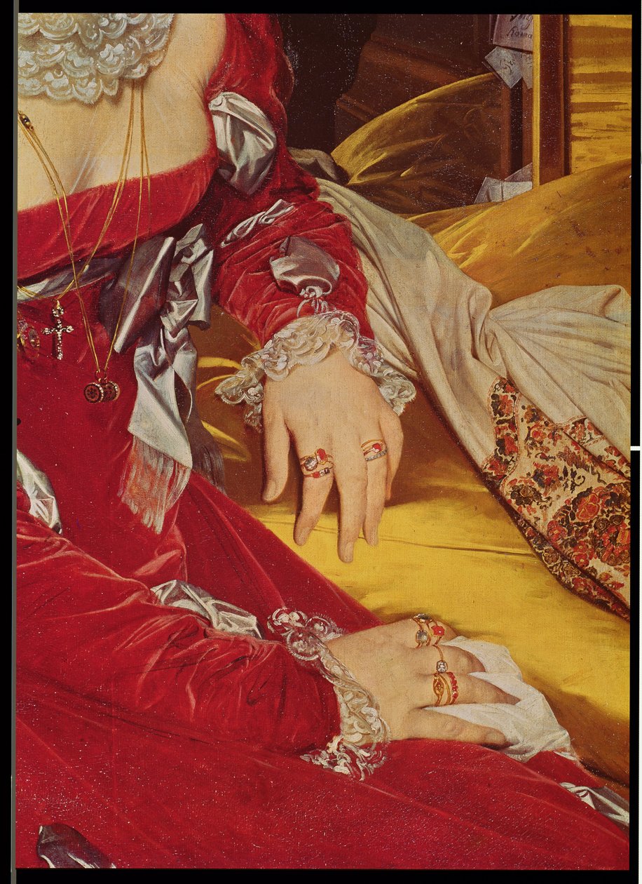 Madame de Senonnes, kollarının detayı, 1814-16 (bkz. 39017) by Jean Auguste Dominique Ingres