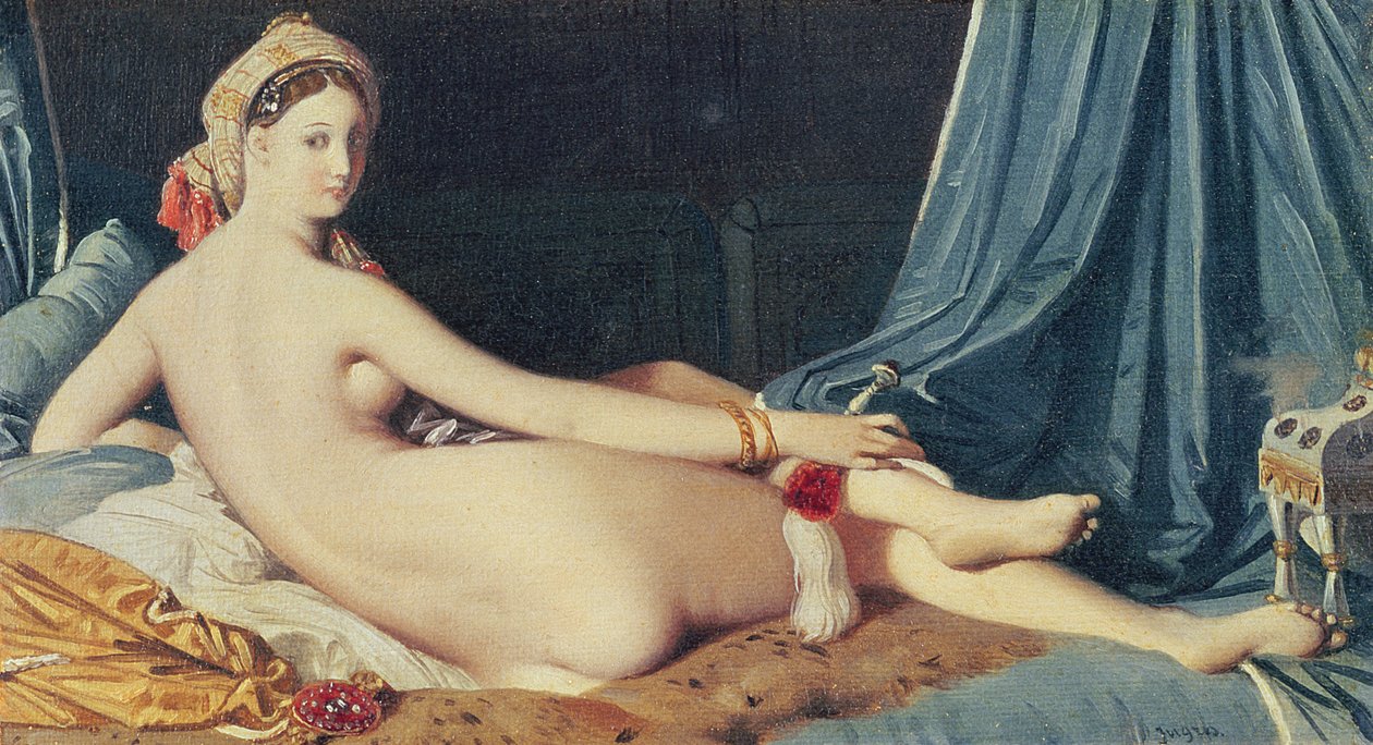Odalisque, 1814  by Jean Auguste Dominique Ingres