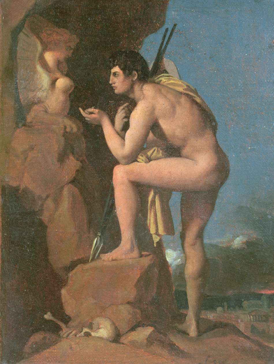 Oidipus ve Sfenks, c.1826 by Jean Auguste Dominique Ingres