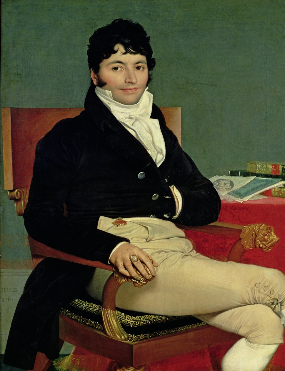 Philibert Riviere (1766-1816) 1805 by Jean Auguste Dominique Ingres