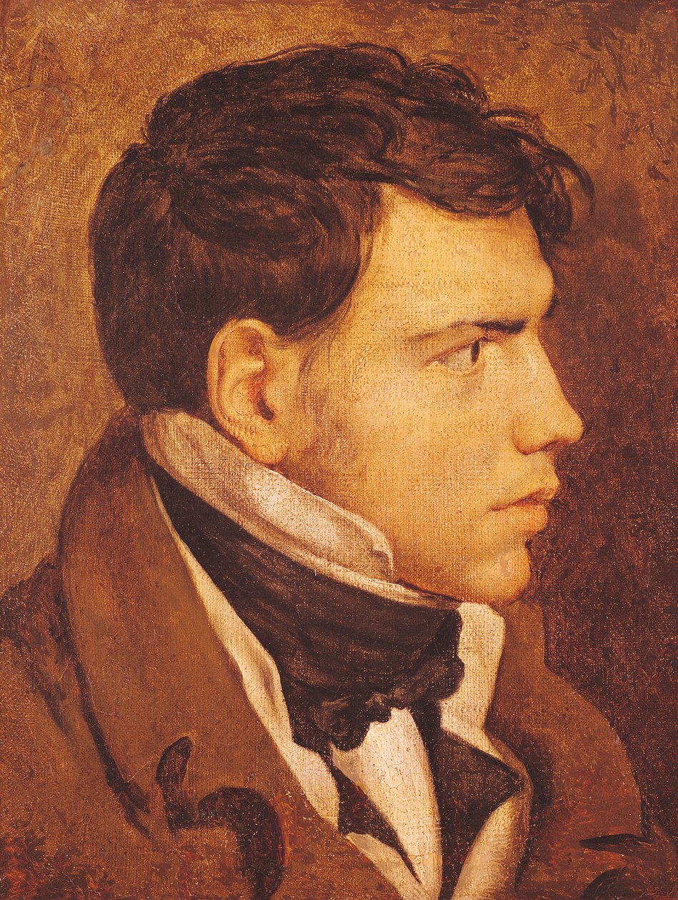 Genç Bir Adamın Portresi by Jean Auguste Dominique Ingres