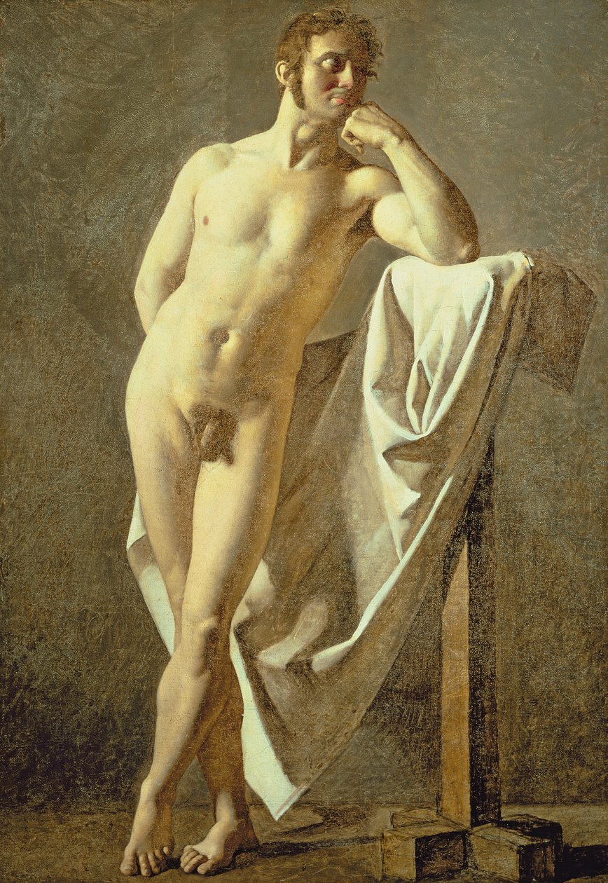 Bir Adamın İncelenmesi, c.1801 by Jean Auguste Dominique Ingres