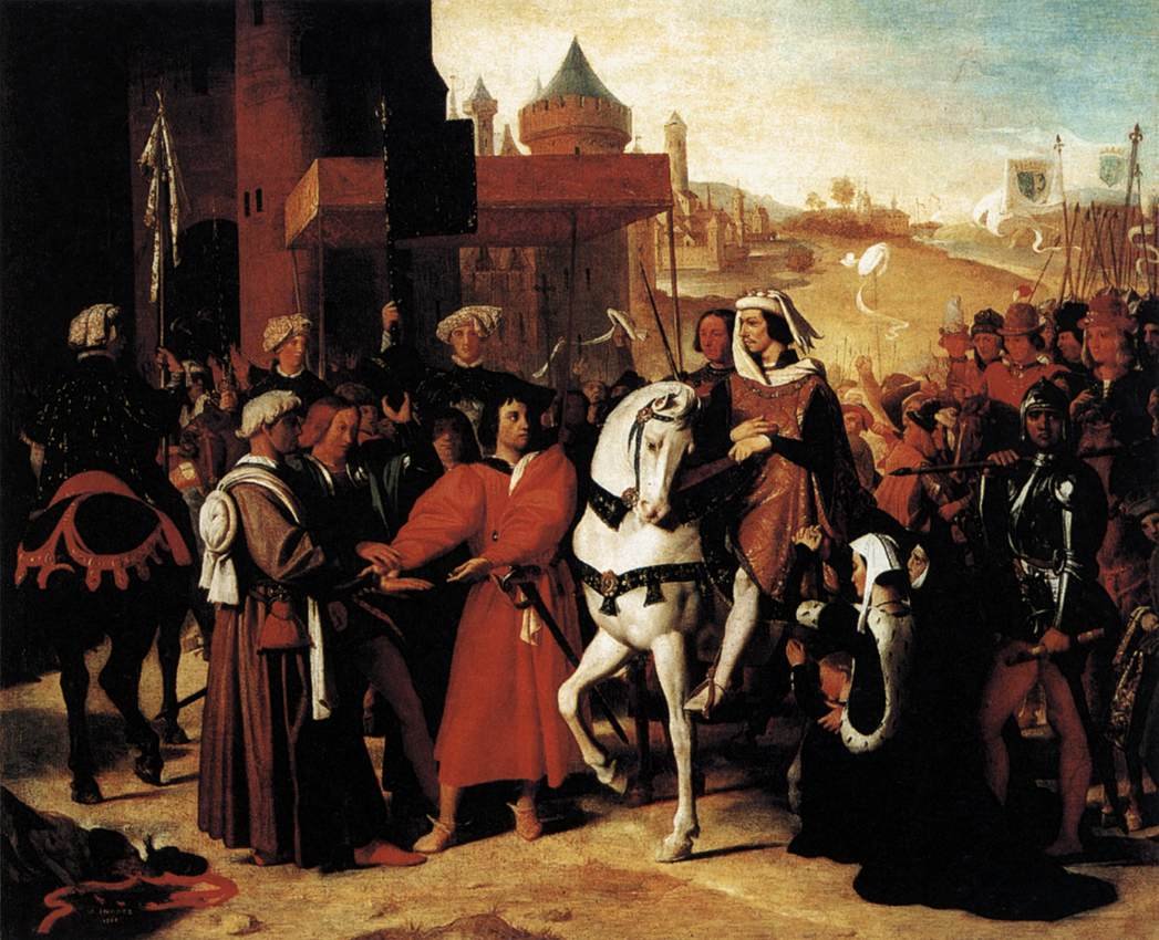 Geleceğin Girişi Charles V by Jean Auguste Dominique Ingres