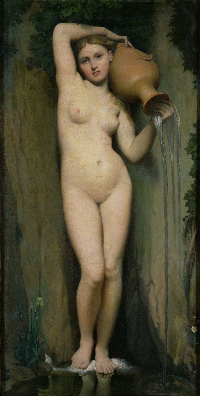 Kaynak, 1856 by Jean Auguste Dominique Ingres