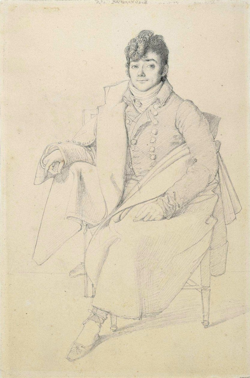 Heykeltıraş Charles Dupaty by Jean Auguste Dominique Ingres