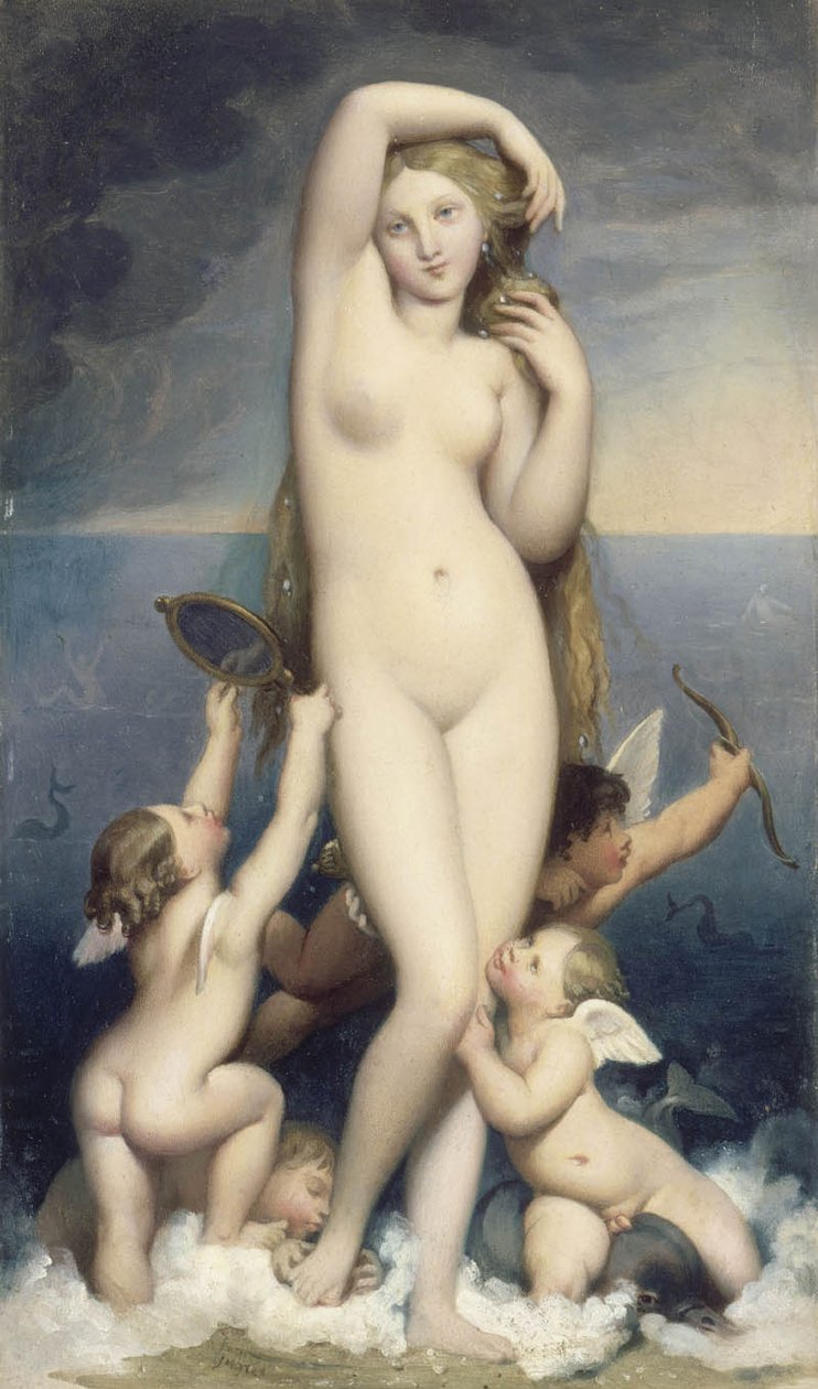 Venüs Anadyomene by Jean Auguste Dominique Ingres