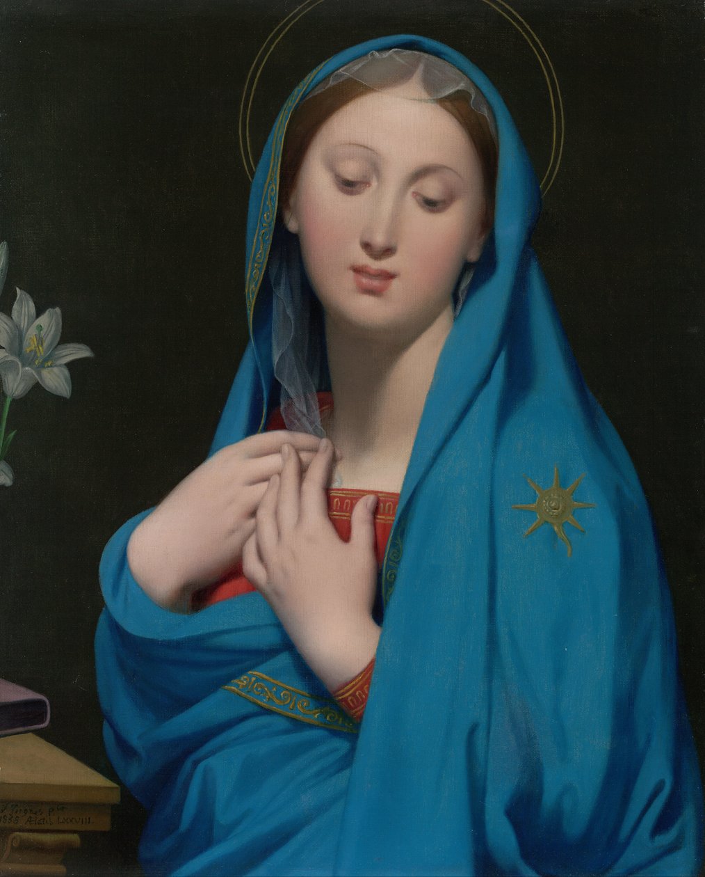 Evlat Edinmenin Bakiresi by Jean Auguste Dominique Ingres