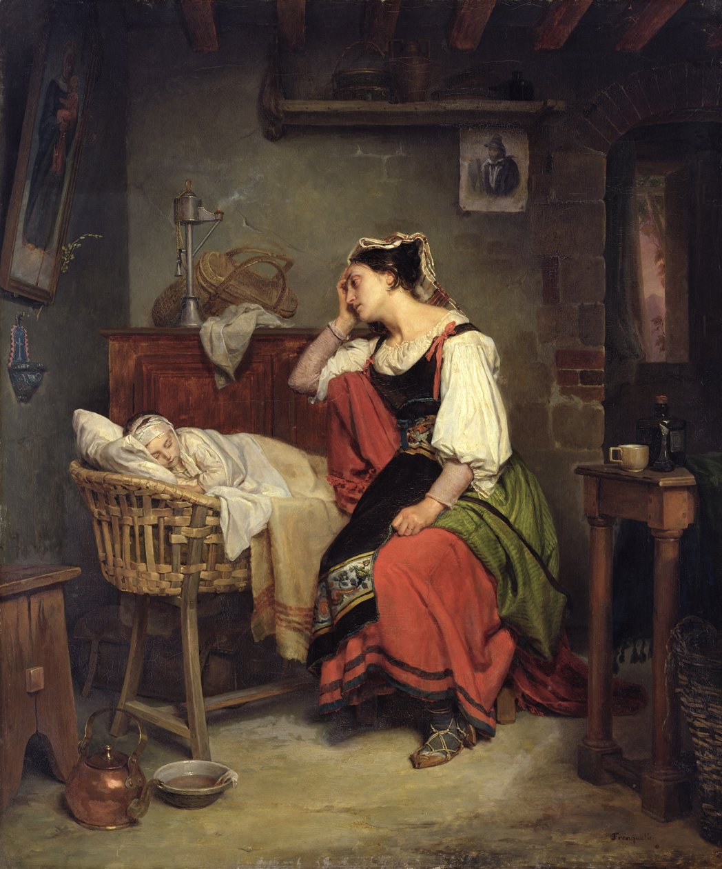 hasta çocuk by Jean Augustin Franquelin