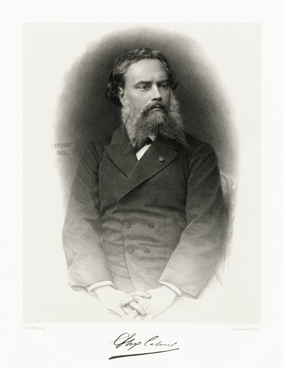 Alexandre Cabanel, 1865-66 by Jean Baptiste Adolphe Lafosse