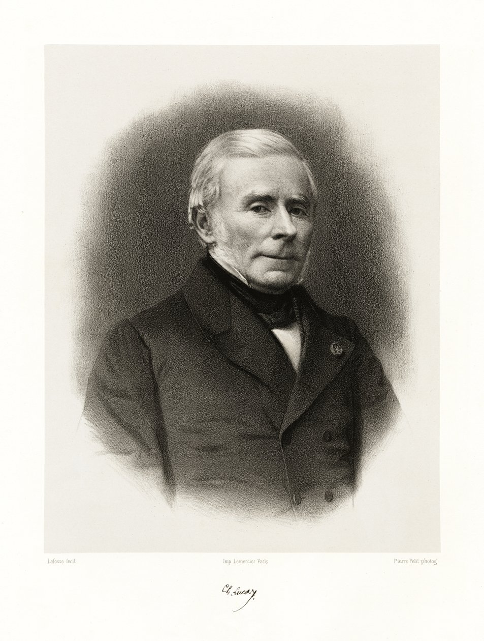 Charles Jean Marie Lucas, 1865-66 by Jean Baptiste Adolphe Lafosse