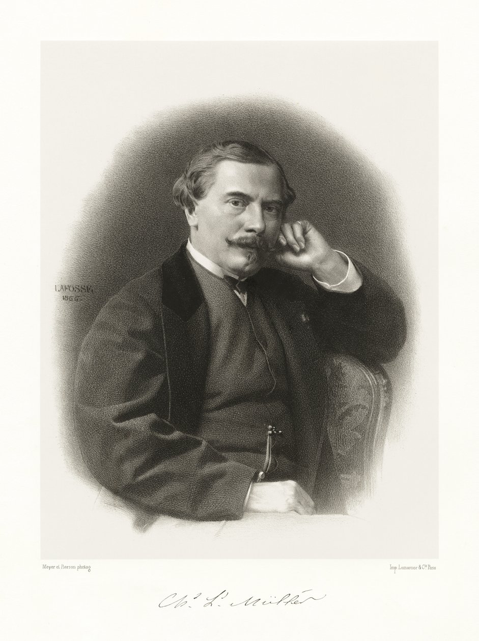 Charles Louis Müller, 1865-66 by Jean Baptiste Adolphe Lafosse