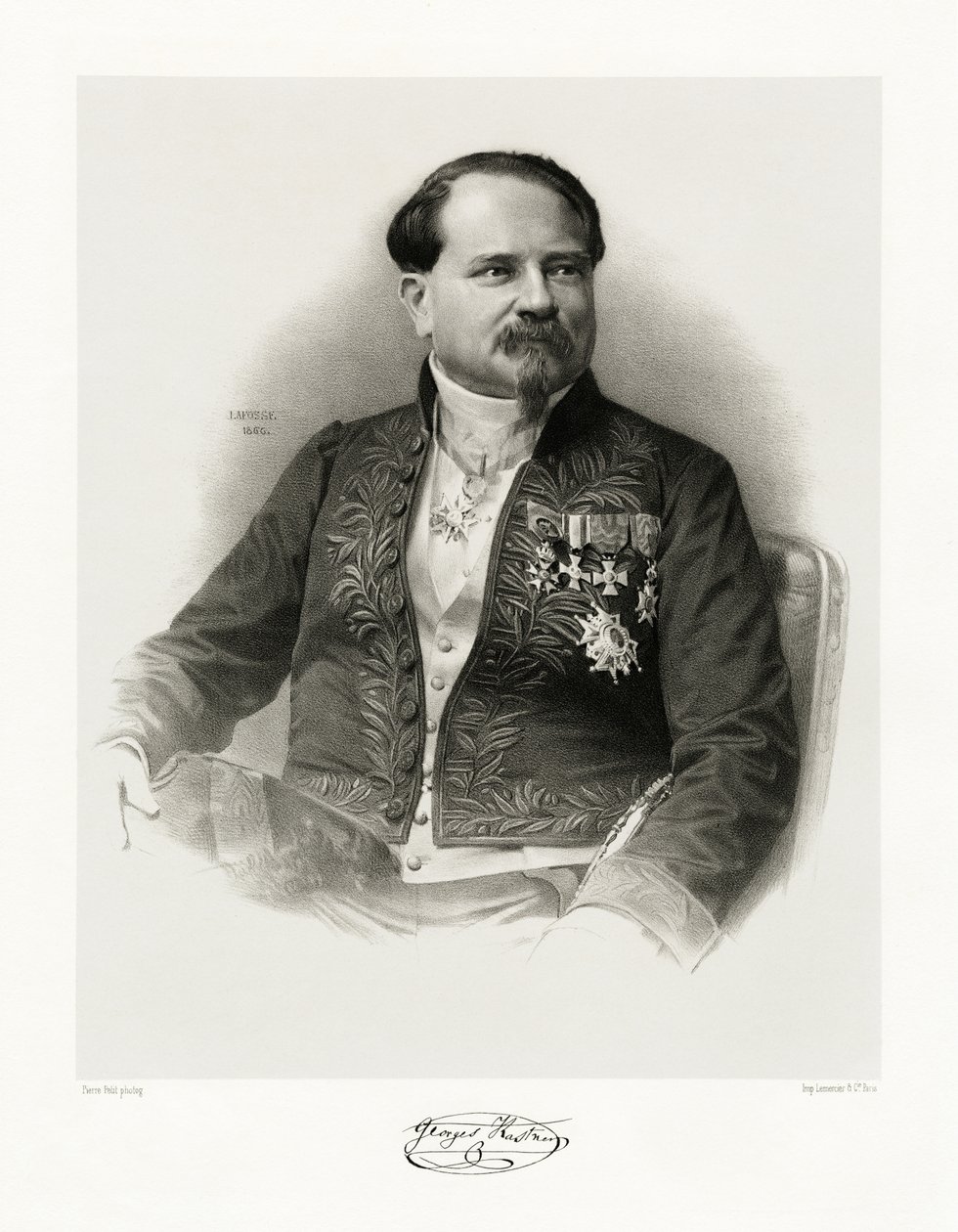 Jean Georges Kastner, 1865-66 by Jean Baptiste Adolphe Lafosse
