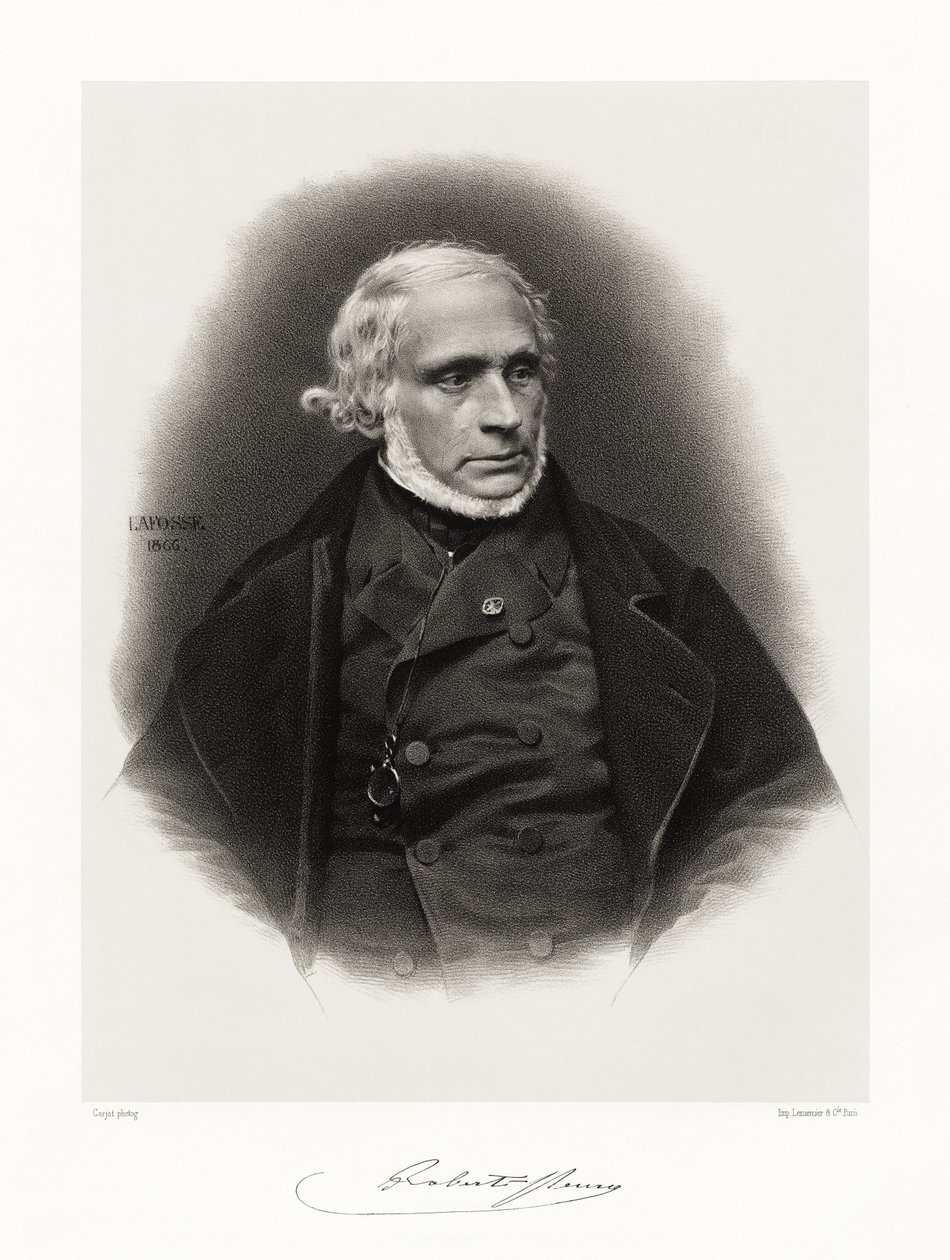 Joseph Nicolas Robert-Fleury, 1865-66 by Jean Baptiste Adolphe Lafosse