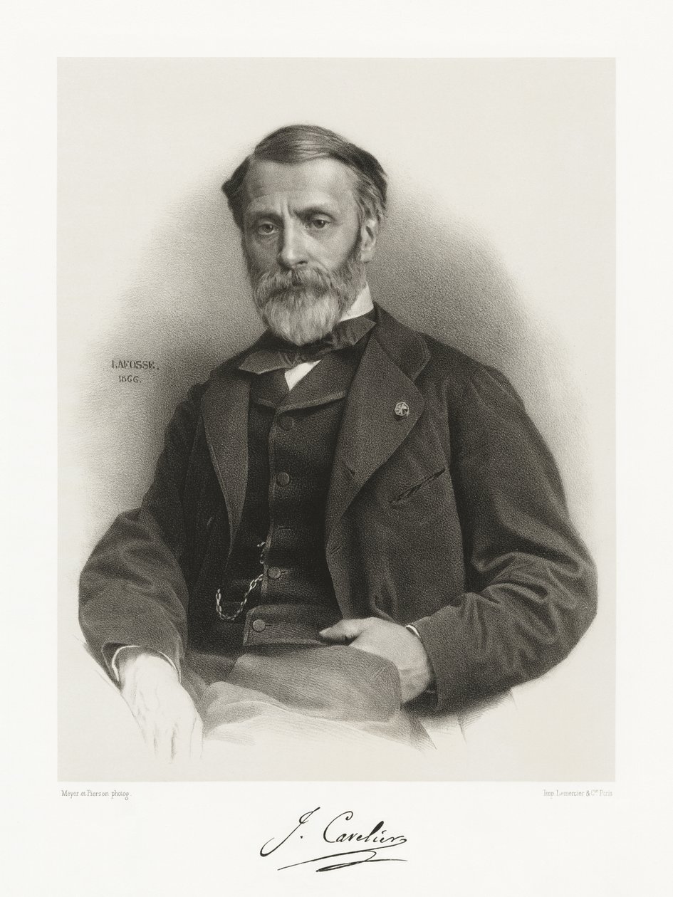 Jules Cavelier, 1865-66 by Jean Baptiste Adolphe Lafosse