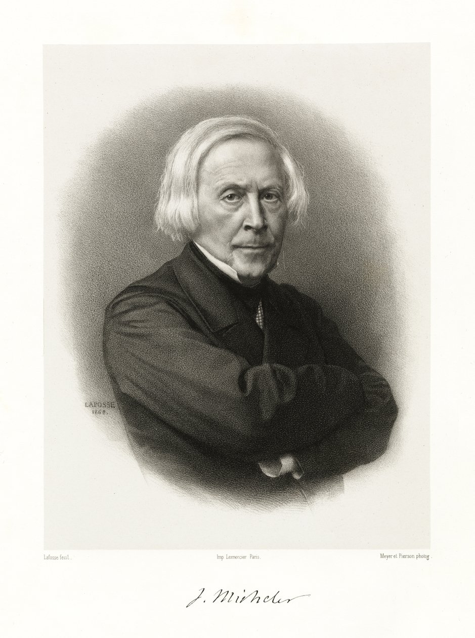 Jules Michelet, 1865-66 by Jean Baptiste Adolphe Lafosse