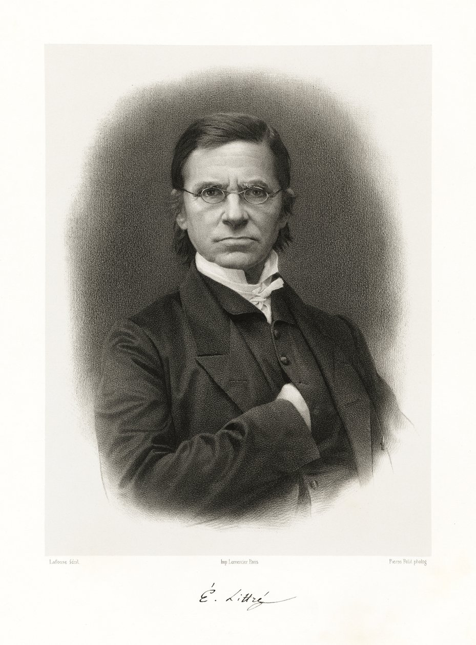 Maximilien Paul Émile Littré, 1865-66 by Jean Baptiste Adolphe Lafosse