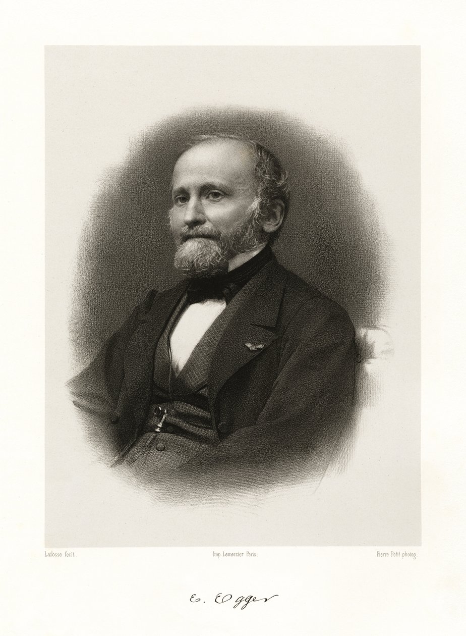 Emile Egger, 1865-66 by Jean Baptiste Adolphe Lafosse
