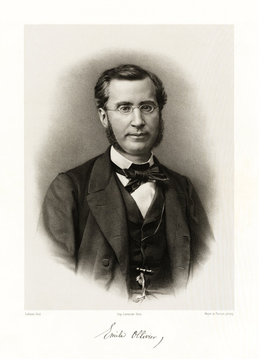 Emile Olivier Ollivier, 1865-66 by Jean Baptiste Adolphe Lafosse