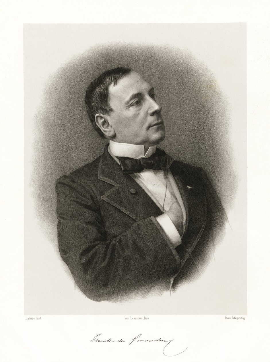Èmile de Girardin, 1865-66 by Jean Baptiste Adolphe Lafosse