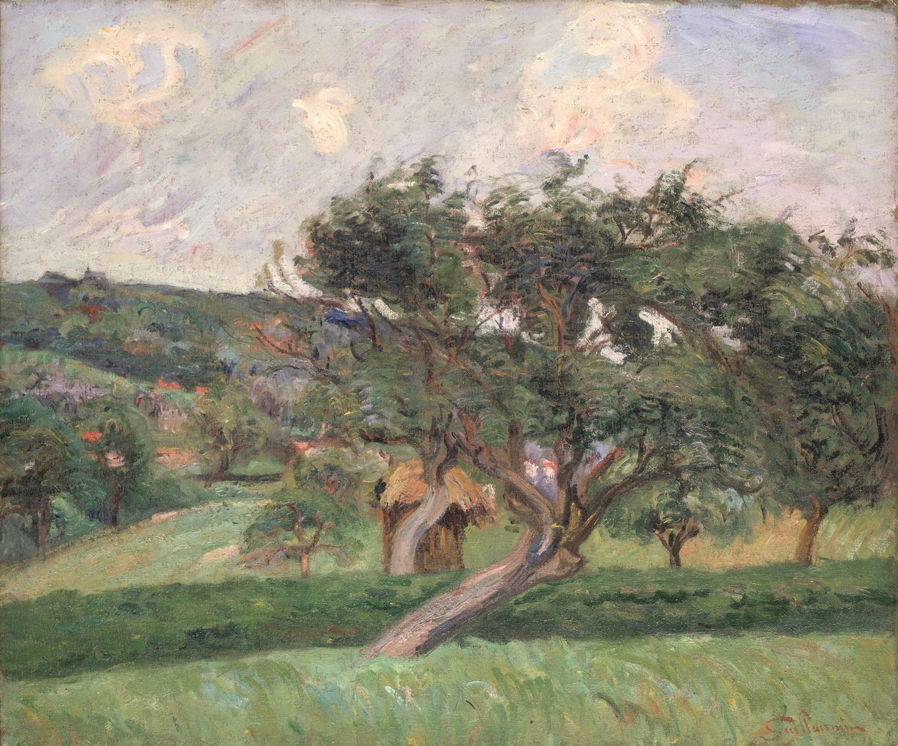 Damiette'de Manzara, 1890 dolayları by Jean Baptiste Armand Guillaumin