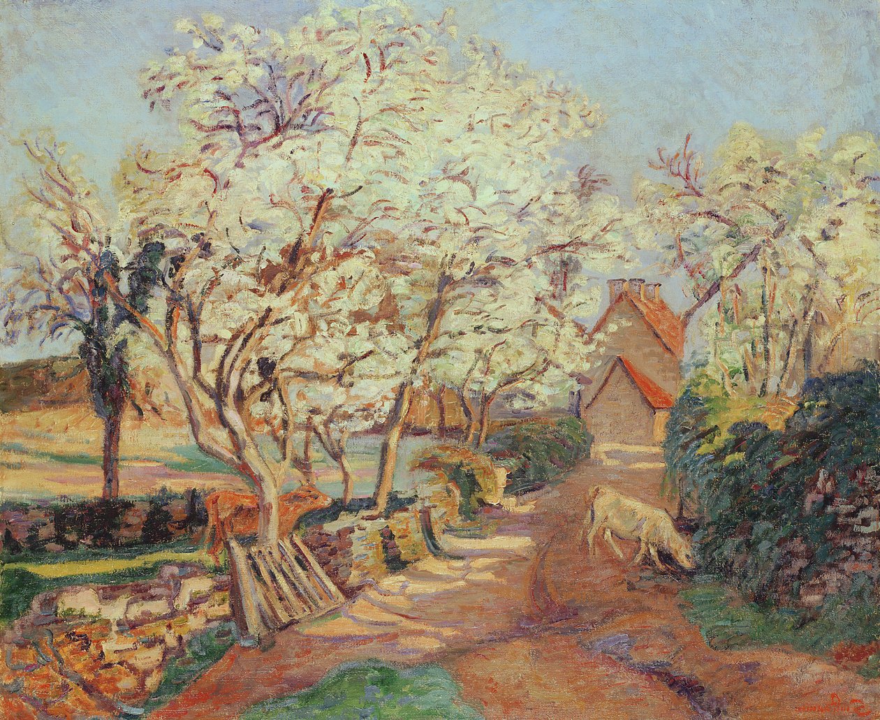 Çiçeği Erik Ağaçları by Jean Baptiste Armand Guillaumin