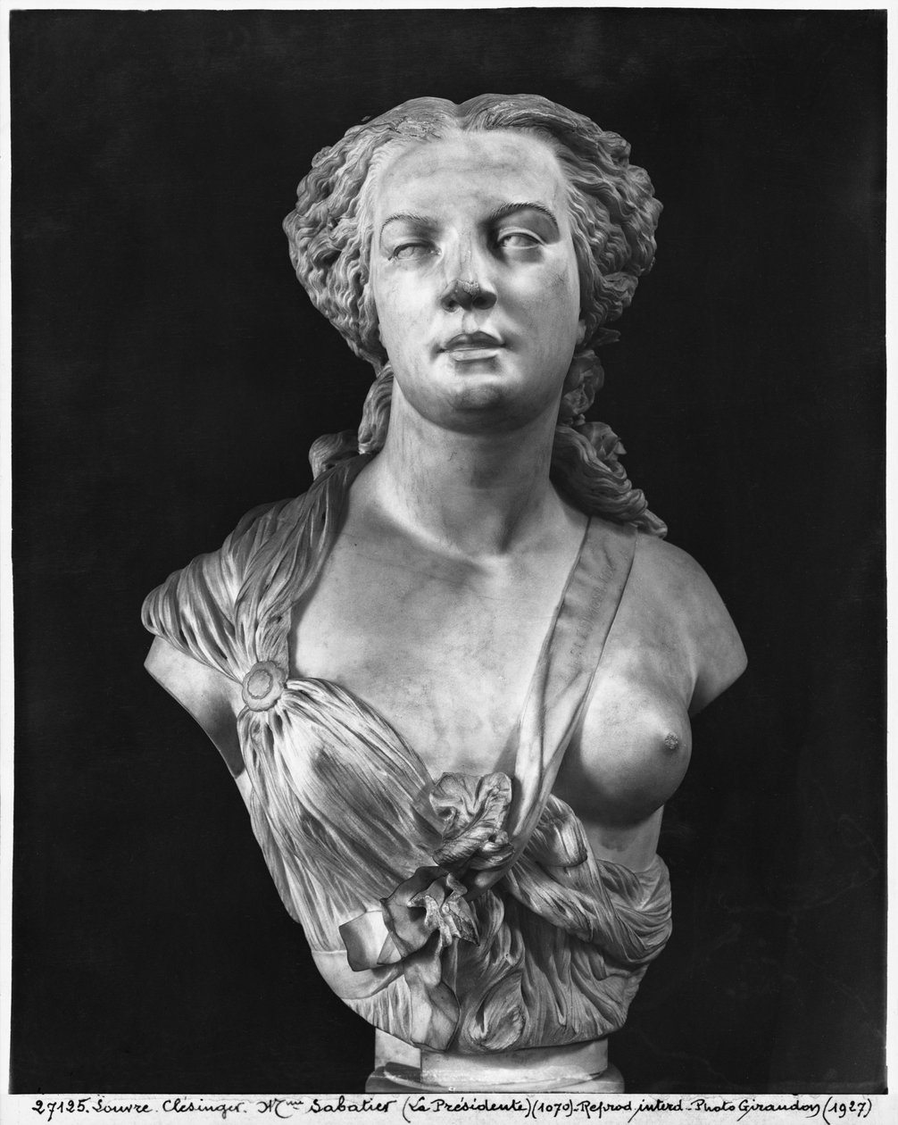 Apollonie Sabatier olarak bilinen Madam Aglae Sabatier, 1847 (mermer) by Jean Baptiste Auguste Clesinger