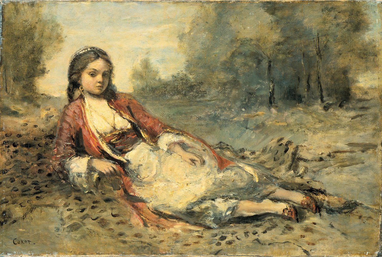 Cezayir by Jean Baptiste Camille Corot
