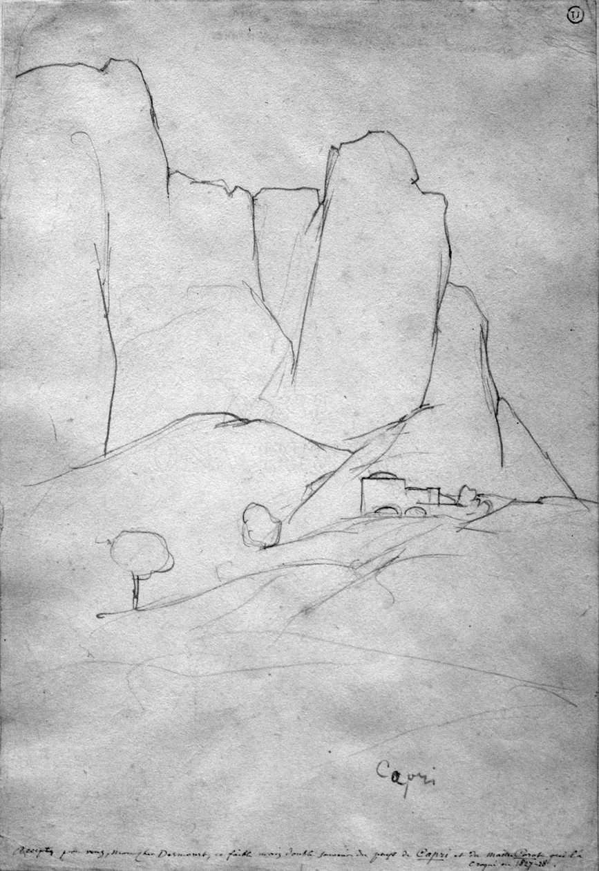 kapri by Jean Baptiste Camille Corot