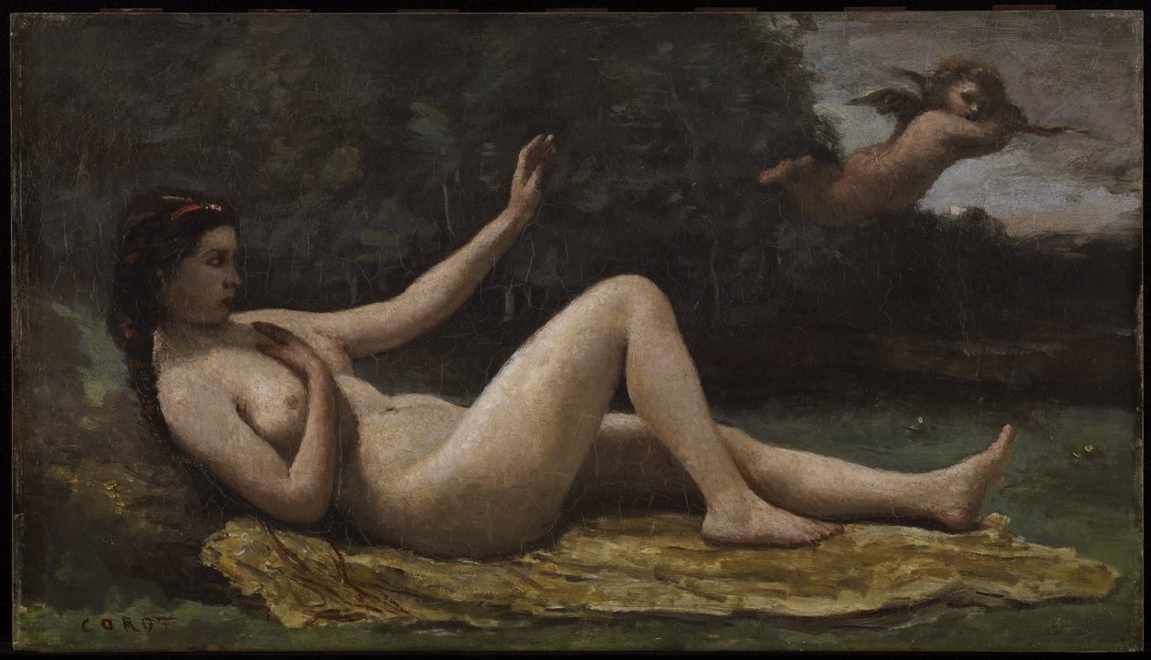 Aşkın Çağrılması by Jean Baptiste Camille Corot