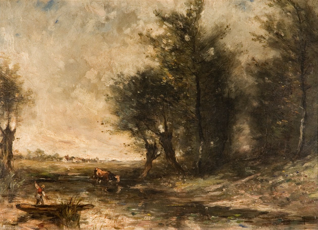ಭೂದೃಶ್ಯ ಟರ್ಕಿ by Jean Baptiste Camille Corot
