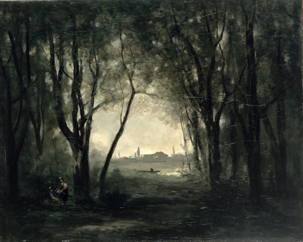 Göl Manzarası, 1860-73 by Jean Baptiste Camille Corot