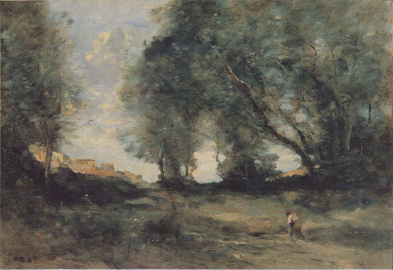 manzara by Jean Baptiste Camille Corot