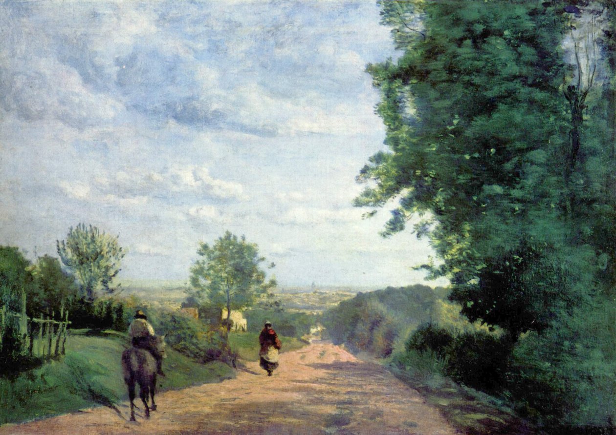 Chemin de Sevr by Jean Baptiste Camille Corot
