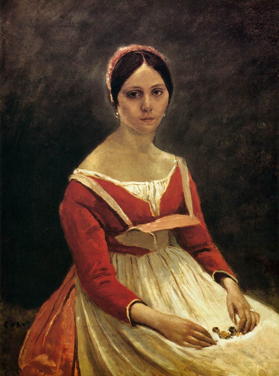 Madam Legois by Jean Baptiste Camille Corot