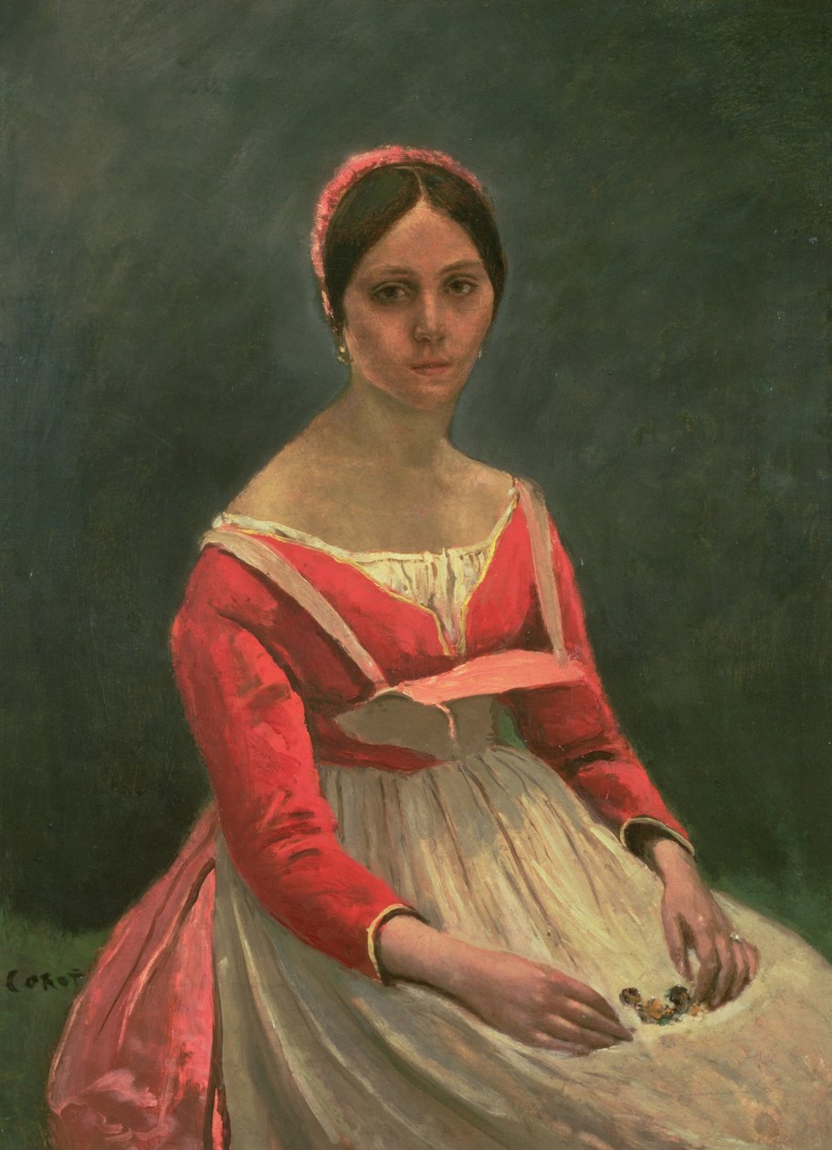 Madam Legois, 1838 by Jean Baptiste Camille Corot