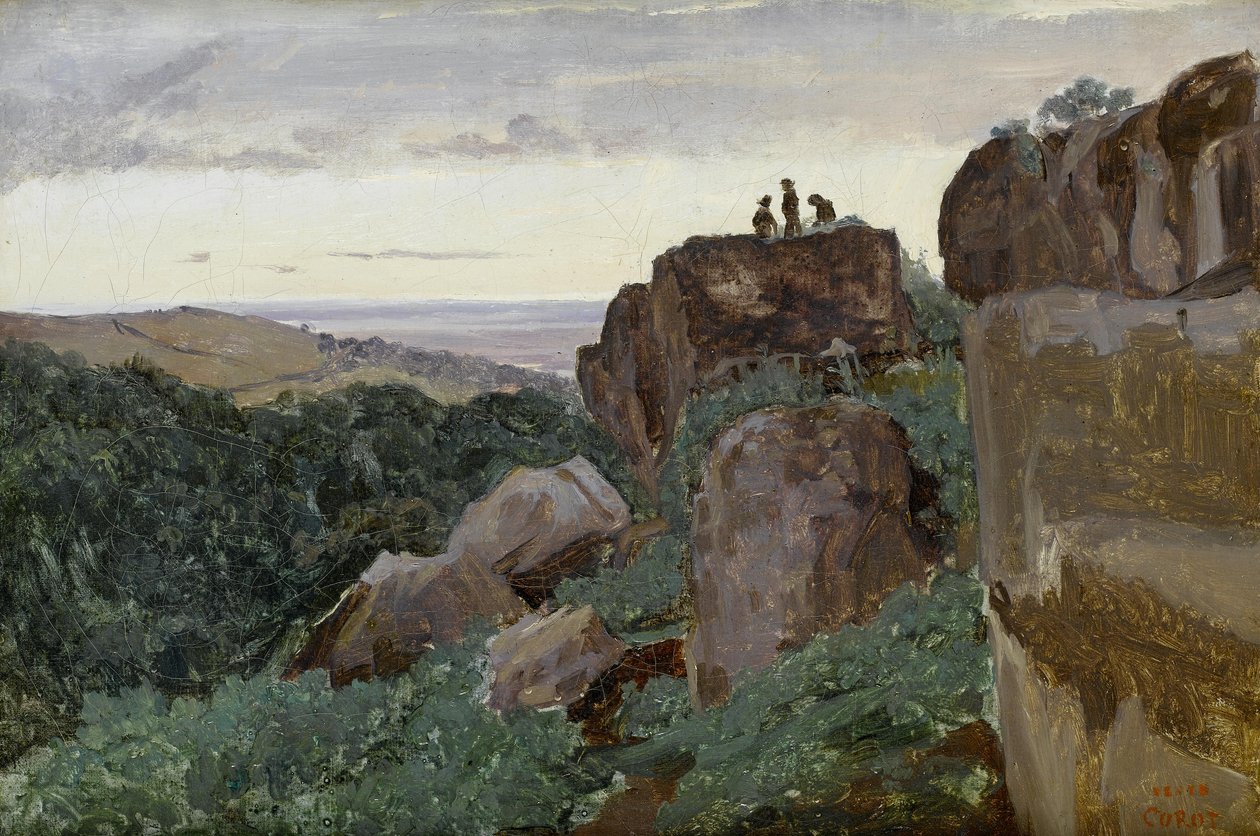 marino by Jean Baptiste Camille Corot