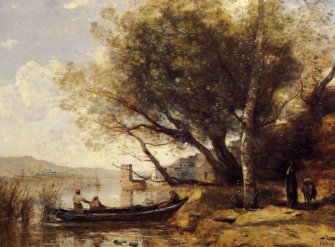 İzmir, Burnabat by Jean Baptiste Camille Corot