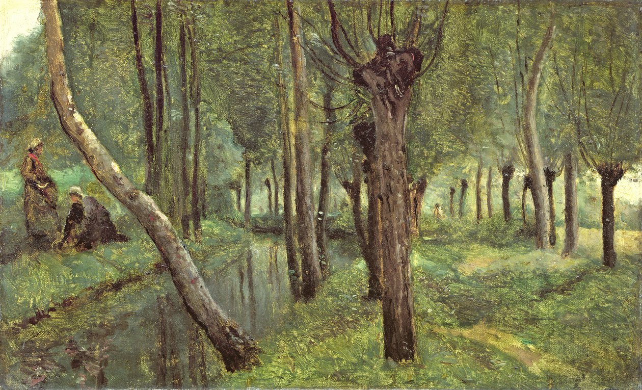 Leydi, c.1865 by Jean Baptiste Camille Corot