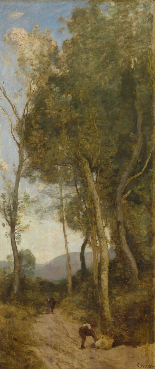 Günün Dört Saati by Jean Baptiste Camille Corot