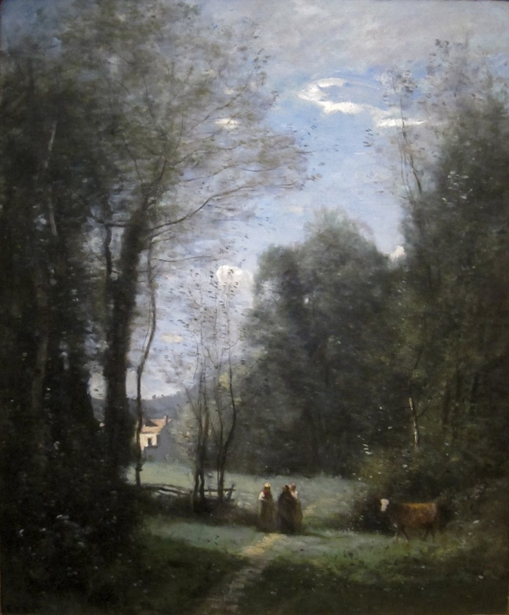 Maison Blanche de Sevres by Jean Baptiste Camille Corot