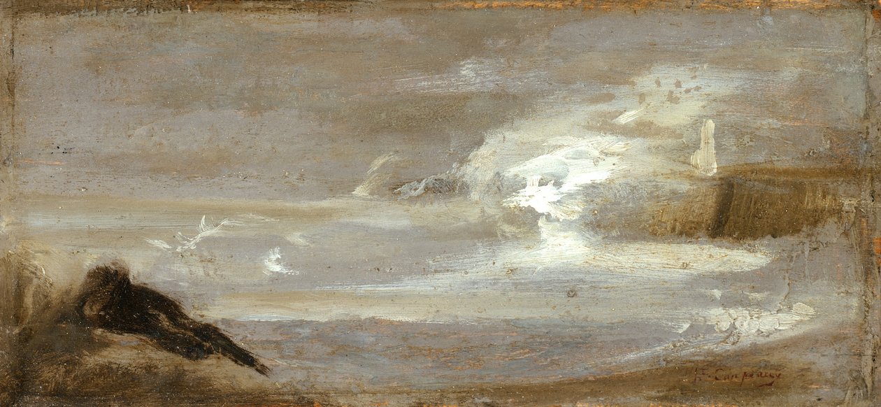 Deniz manzarası, c.1850-60 by Jean Baptiste Carpeaux